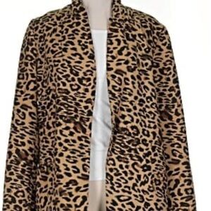 Astr Leopard Print Blazer